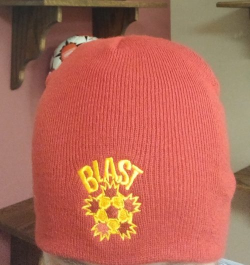 Blast Red Winter Hat w/o Cuff
