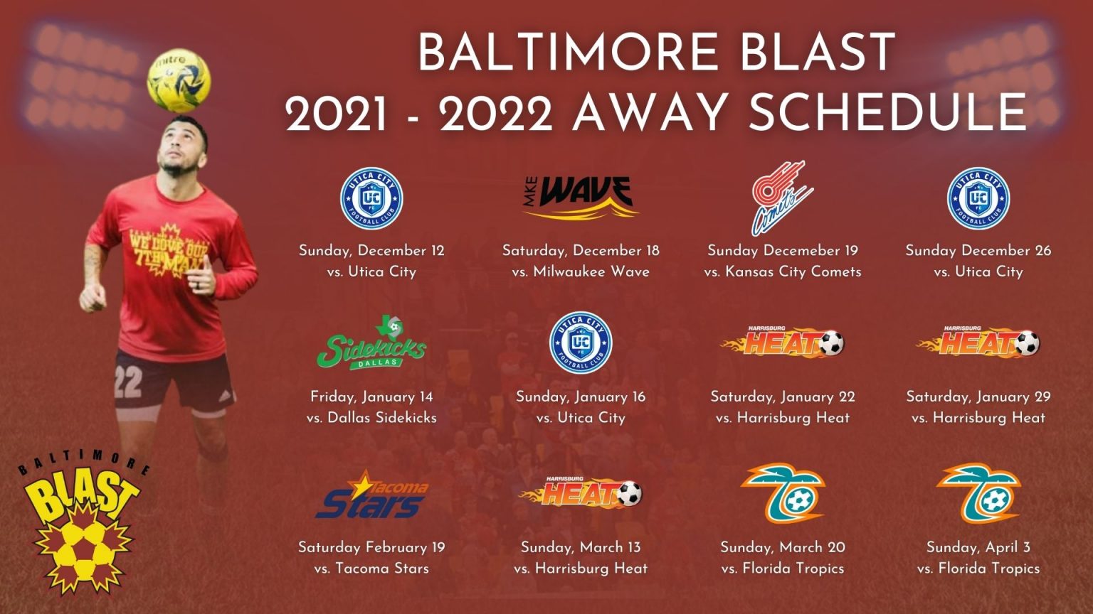 20212022 Baltimore Blast Schedule The Baltimore Blast
