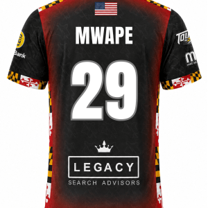 2025/2026 Game Worn Kelvin Mwape Black Jersey