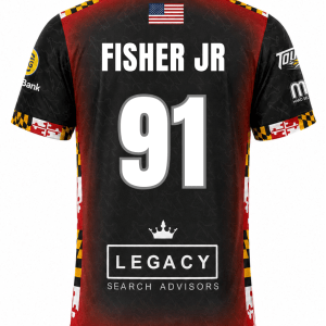 2025/2026 Game Worn Oneil Fisher Jr Black Jersey