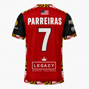 2025/2026 Game Worn Victor Parreiras Red Jersey