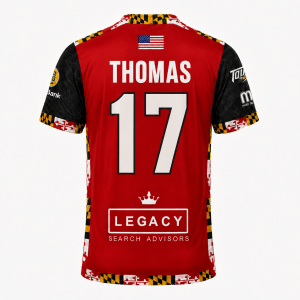 2025/2026 Game Worn Jamie Thomas Red Jersey
