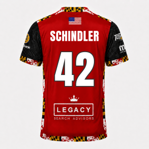 2025/2026 Game Worn Jake Schindler Red Jersey