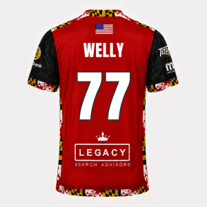 2025/2026 Game Worn Wellington "Welly" Bramusse Red Jersey