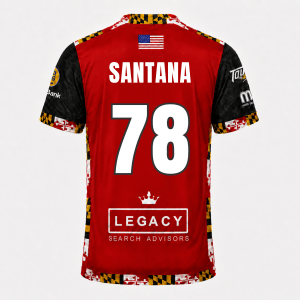 2025/2026 Game Worn Nelson Santana Red Jersey