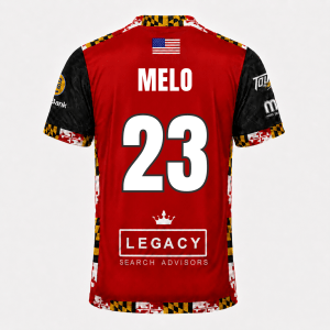 2025/2026 Game Worn Jonatas Melo Red Jersey
